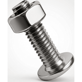 XT100TT - Tornillo y Tuerca de Abrazadera / Acero / M6 x 20 / Para Torniquetes XT100L y XT200L