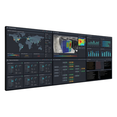 VM55BU-2X3 - Kit Video Wall LCD 2x3 / 6 pantallas 55" / 116" diagonal / 500 nits / 24/7 / Daisy Chain DisplayPort / Montajes pared incluidos
