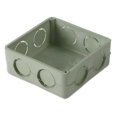 ATUP-12-CA - Caja Cuadrada Conduit / PVC Pesado 1/2" / NMX-E-012 / Autoextinguible / Apto para Sistemas Aislados a Tierra