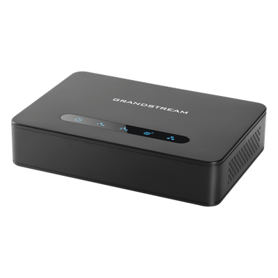 HT-813 - Adaptador de Teléfono Analógico / 1 Puerto FXS / 1 Puerto FXO / HD VoIP / Fax T.38 / Ultra Compacto