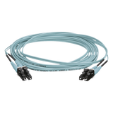 FZ2ERLNLNSNM020 - Jumper de Fibra Óptica / Multimodo OM4 50/125 / LC-LC Dúplex / OFNR Riser / 20 m (65.62 pies) / Color Aqua