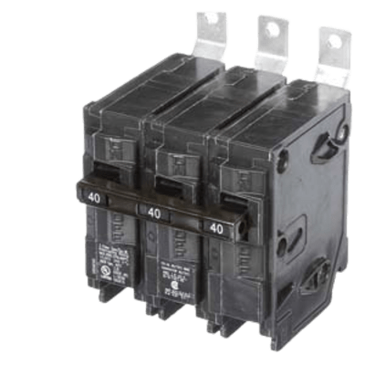 B340 - Interruptor Automático / 3 Polos / 40 A / 240 V AC / Capacidad de Interrupción 10 kA / Termomagnético / Carril DIN
