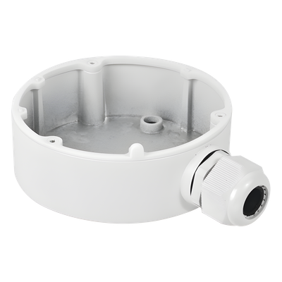 DS-1280ZJD-M18-AX - Caja de Conexiones para Mini Domo / Exterior IP66 / Aleación de Aluminio / Carga 4.5 kg / Ø137 x 42 mm
