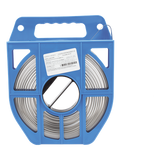 LP-SSB-34-V2 - Fleje de Acero Inoxidable / Ancho 3/4 pulgadas / Grosor 0.70 mm / Largo 30.5 m (100 ft) / Resistencia 7.5 kN