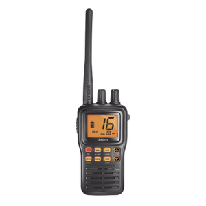 MHS75 - Radio Marina VHF Portátil / IPX8 Sumergible y Flotante / Potencia 1-5 W / Batería 12 h / Canales Internacionales, USA y Canadá