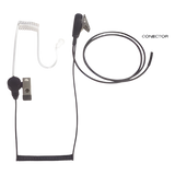 TXEHMAV2 - Micrófono-Audífono de Tubo Acústico / Grado Médico / PTT de Alta Resistencia / Cable Kevlar / Conector 2 Pines