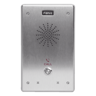 I12-N-01P - Intercomunicador IP / 2 Líneas SIP / 2 Relevadores / PoE 802.3af / Anti-Vandálico IP65 e IK10 / -40°C a 70°C