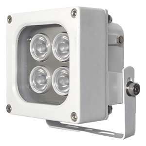 HL120WH10W - Iluminador LED / Luz Blanca / Alcance 10 m (32.8 ft) / Ángulo 120° / IP66 / 12VCC/24VCA / Fotocélula Integrada