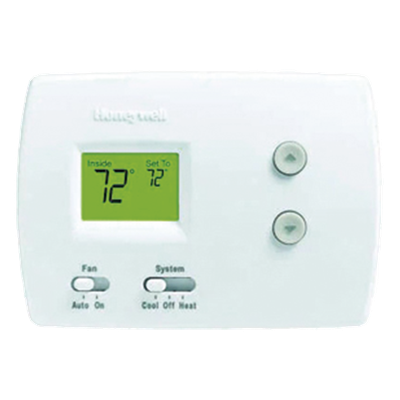 TH3110D1008/U - Termostato digital no programable / Serie Pro 3000 / 1H-1C convencional o bomba de calor / 20-30 Vac o 750 mV / Respaldo AA / 97x137x32 mm