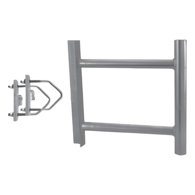 ANTM-433 - Soporte lateral en H / Separación 38 cm (15 in) / Acero galvanizado / Torres 1.5' a 3.5' / Incluye 2 abrazaderas ANTC484