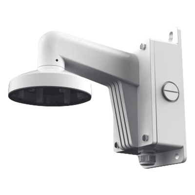 DS-1273ZJ-140B - Soporte de Pared para Cámara Domo/Turret / Aleación de Aluminio / Carga Máxima 4.5 kg / 140x182x120 mm / IP Mejorado / Color Blanco
