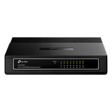 TLSF1016D - Switch de escritorio / 16 puertos RJ45 / 10/100 Mbps / Sin ventilador / 7.9 x 5.6 x 1.6 in