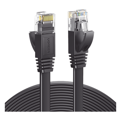 50176 - Cable Ethernet Plano UTP Cat6 / 5 m (16.40 pies) / 600 MHz / 1000 Mbps / 26AWG CCA / RJ45 Dorado