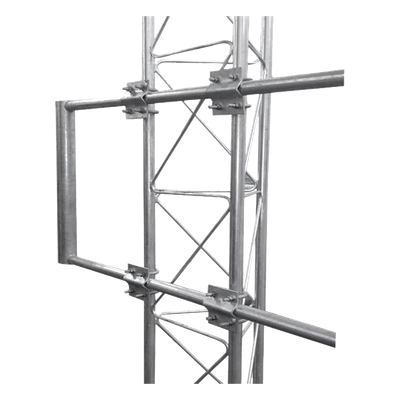 S-BLUE-G - Brazo para Torre / Acero ASTM A-36 / Galvanizado en Caliente / Tubo 2" Ced 30 / Largo 170 cm (5.6 ft) / Ajustable 30 a 100 cm (11.8 a 39.4 ft)
