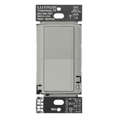 RRSTRDPB - Atenuador auxiliar (companion) / Multilocación 3 vías o escalera / 120 V~ / Acabado Pebble / RadioRA 3 Sunnata