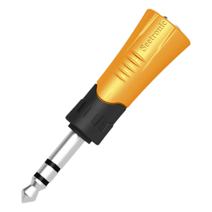 MP3-MJF - Adaptador de Audio Estéreo / 1/4" (6.35 mm) a Jack 3.5 mm / Carcasa Plástica Resistente