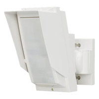 HX80NRAM - Detector PIR Exterior / Alcance 24 m (78.7 ft) / Inclinación Ajustable / Enmascaramiento de Zonas / Diferenciación Humana-Animal / Alimentación por Baterías