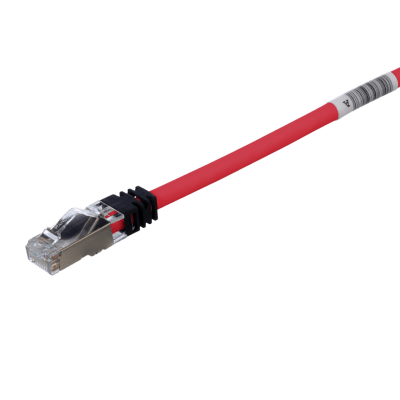 STP6X9RD - Patch Cord Cat6A / Blindado S/FTP / CM/LSZH / 2.74 m (9 pies) / 26 AWG / Rojo