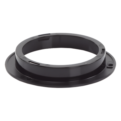 EZ3040FLG - Brida de Montaje para Plafón / Policarbonato Resistente UV e Impactos / Compatible ED3040 y ED3060 / Acabado Negro Mate / Uso Industrial