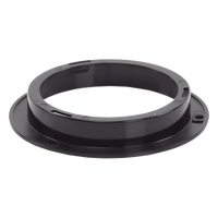 EZ3040FLG - Brida de Montaje para Plafón / Policarbonato Resistente UV e Impactos / Compatible ED3040 y ED3060 / Acabado Negro Mate / Uso Industrial