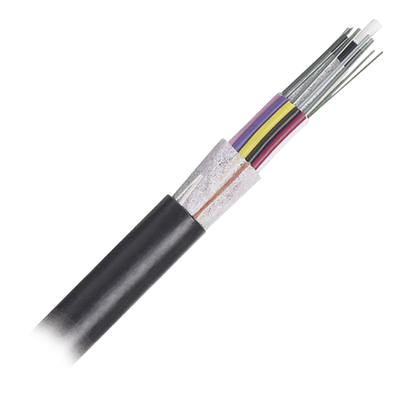 FOTNZ24 - Cable de Fibra Óptica / 24 Hilos / OSP Planta Externa / Dieléctrico Sin Armadura / OM4 50/125 / MDPE / 0.3 m (1 ft) por unidad