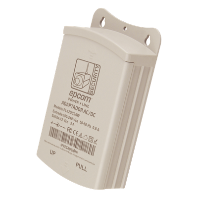 PL12DC2AW - Fuente de Poder para Exterior / 12 Vcc / 2 A / 1 Salida / Entrada 100-240 VCA / 5.1 x 3.4 x 1.7 pulgadas