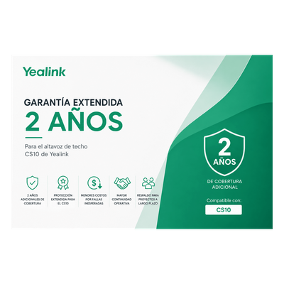 CS10-AMS-2YEAR - Garantia Extendida de 2 Años para Altavoz de Techo CS10 de Yealink
