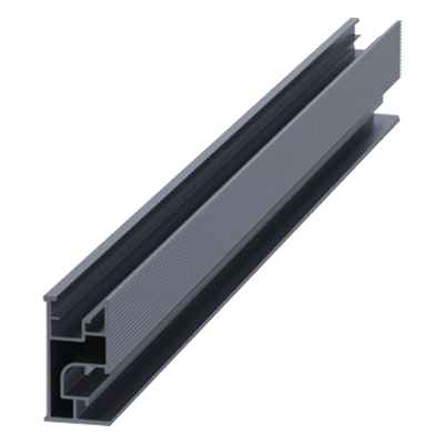 EPLSR74200 - Riel 7 4200mm aluminio anodizado para montaje de módulos fotovoltaicos