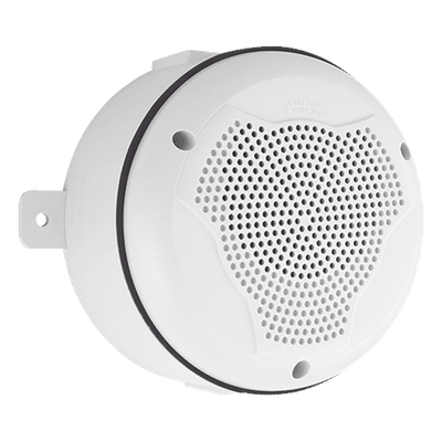 SPCW-K - Bocina para exterior de montaje en techo / -40°C a 66°C / NEMA 4X e IP56 / Candelas ajustables / 131 ft rango de temperatura