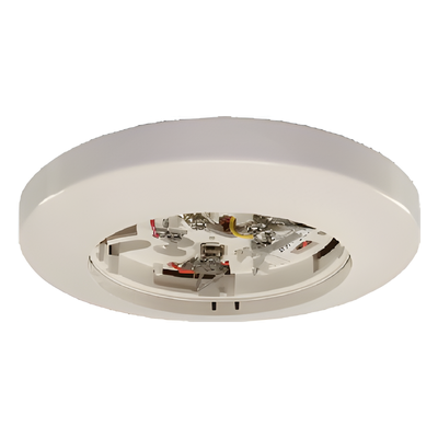 B114-LPBT - Base Enchufable para Detector de Humo / 4 Hilos / Relé Auxiliar Forma A y C / Salida para Anunciador Remoto / 24 VAC/DC / Montaje en Caja Octogonal 3½" y 4" (8.9 cm y 10.2 cm) o Cuadrada 4" (10.2 cm)