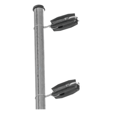 SFESQUINERO - Aislador de Esquina para Cercos Eléctricos / Aislamiento 18 kV / Resistencia Mecánica 7.5-10.2 kg / Anti UV / 66 mm x 31.6 mm
