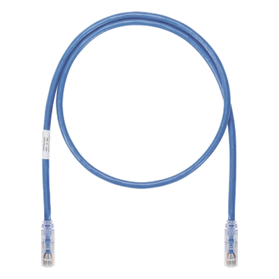 UTP6ASD7BU - Cable de Parcheo UTP, Cat6A, 26 AWG, CM, Color Azul, 7ft