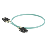 FX23RSNSNSNM003 - Jumper de Fibra Óptica / Multimodo OM3 50/125 / SC-SC Duplex / OFNR Riser / Aqua / 3 m (9.84 ft)