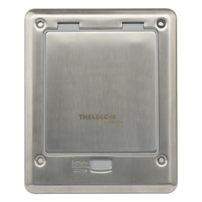 TH-MCRA - Caja de Piso / IP66 Cerrada / 120 kg Carga / 17.4x14.3x8 cm / Aluminio / TIA/EIA