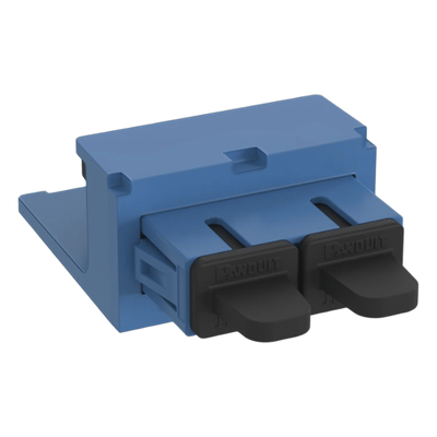 CMDBUSCZBU - Módulo Acoplador / SC Duplex / Fibra Monomodo OS1/OS2 / Mini-Com / Cerámica Zirconia / Azul