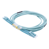 LP-FOM4-LCLC-R03 - Jumper de Fibra Óptica / OM4 50/125 / LC-LC Dúplex / OFNR Riser / 2.0 mm / 3 m (9.84 ft) / Aqua