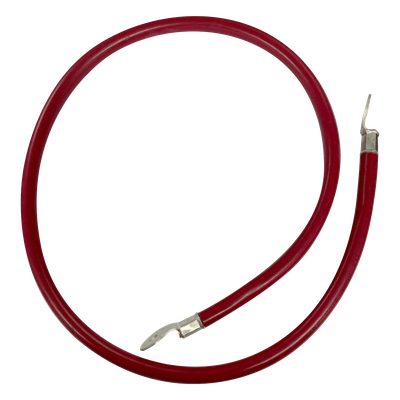 CBL-AWG2-1R - Cable Jumper para Baterías / 1 m (3.3 ft) / Calibre 2 AWG / Terminales de Ojo Doble / Uso en Serie y Paralelo / Color Rojo