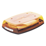 X5545-A - Mini Barra de Luces LED / Ámbar / 4 Módulos 6 LED / 35 Patrones / IP65 / 12-24 VCC / Montaje Permanente