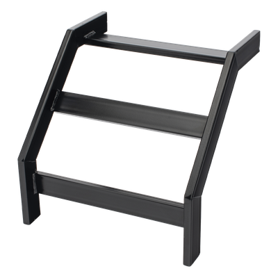 CHCVET1X12EPK - Curva Vertical Exterior 90° / Escalera Tubular 1.5" de Peralte x 12" de Ancho / Acero al Carbono con Recubrimiento Epóxico / Radio de Curvatura 12' (3.66 m) / Incluye Coples y Tornillería