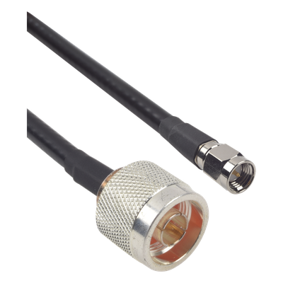 SN-240UF-SMA-60 - Cable coaxial Ultra Flex / 60 cm (1.97 pies) / LMR-240UF / N Macho a SMA Macho / 50 ohm / RG-8/X