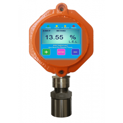 INE700IRT-RL - Detector de gas industrial / Contenedor antideflagrante / Cabezal reemplazable en campo / Microprocesador de última generación