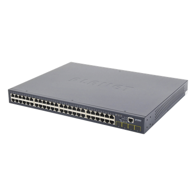 GS-4210-48T4S - Switch Administrable Capa 2 / 48 Puertos Gigabit / 4 SFP / 104 Gbps / 77.38 Mpps / 1.44 x 1.44 pies
