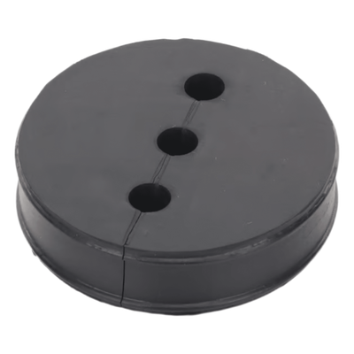 CI-3-38 - Inserto de Caucho EPDM / 3 Orificios / Cable 3/8 in / Diámetro 85 mm (3.34 in) / Grosor 25.4 mm (1 in) / Hermético