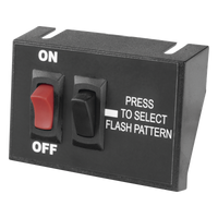 SW99 - Controlador de Encendido/Apagado / Selector de Patrón Momentáneo / 12 VCC / 15 A / 3.5 x 2.15 pulgadas (8.89 x 5.48 cm)