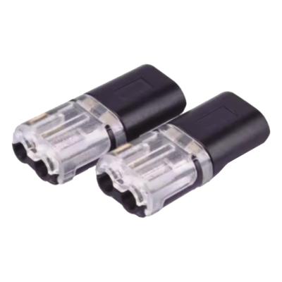 CON-10-19 - Conectores enchufables / 2 pines / 22-18 AWG / 0.35-0.75 mm² / 25 piezas / -20°C a +80°C