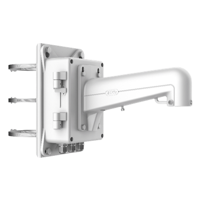 DS-1602ZJ-BOX-POLE - Montaje de Poste con Caja de Conexión para Domos PTZ / Uso en Exterior