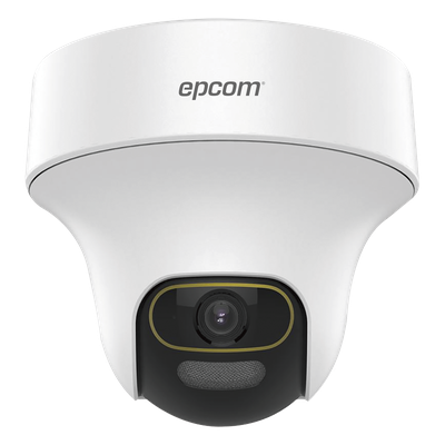 PT-8TURBO-C/A - Cámara Domo TurboHD / 2 Megapixel / Dual Light 20 m (65.6 ft) / IR 30 m (98.4 ft) / Gran Angular 106° / IP67 / Audio Integrado