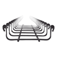 MG-50-421EZ - Charola Tipo Malla / 100 mm x 33 mm / Electro Zinc 15-20 μm / 3 m (9.84 ft) / 53 Cables Cat6