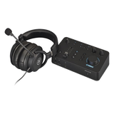 ZG01PACK - Kit de Audio para Gaming / Controlador de Mezcla + Auriculares / HDMI 2 Entradas/1 Salida / USB / DSP con Efectos de Voz