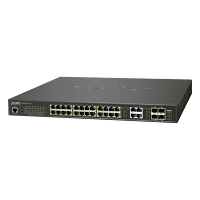 GS-4210-24UP4C - Switch Administrable / 24 Puertos Gigabit Ultra PoE 60W / 4 Puertos Combo TP/SFP / 600W / IPv6 Dual Stack / L2-L4